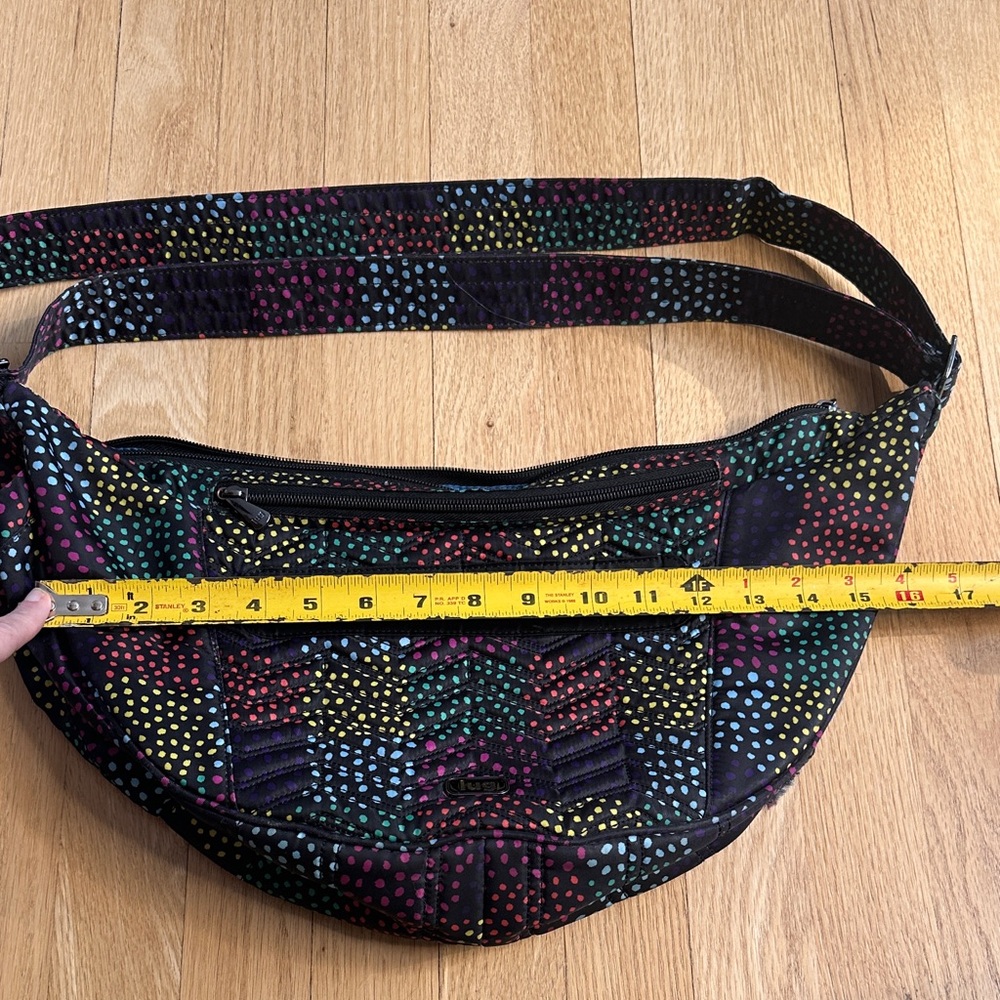 Lug Women's Dotted Shoulder Bag - Black and Multicolor - Picture 5 of 7